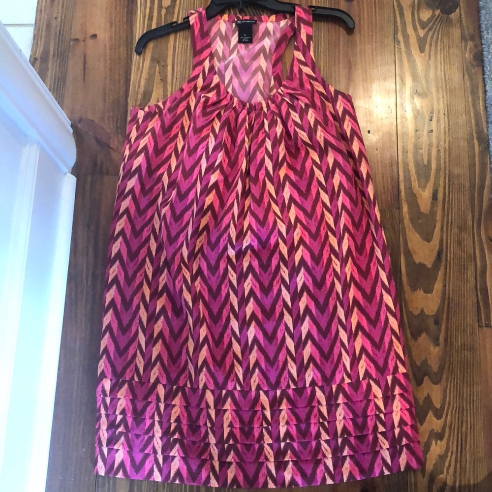 Pink and coral dress